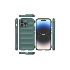 İphone 16 Pro Max Kılıf Optimum Silikon - Koyu Yeşil