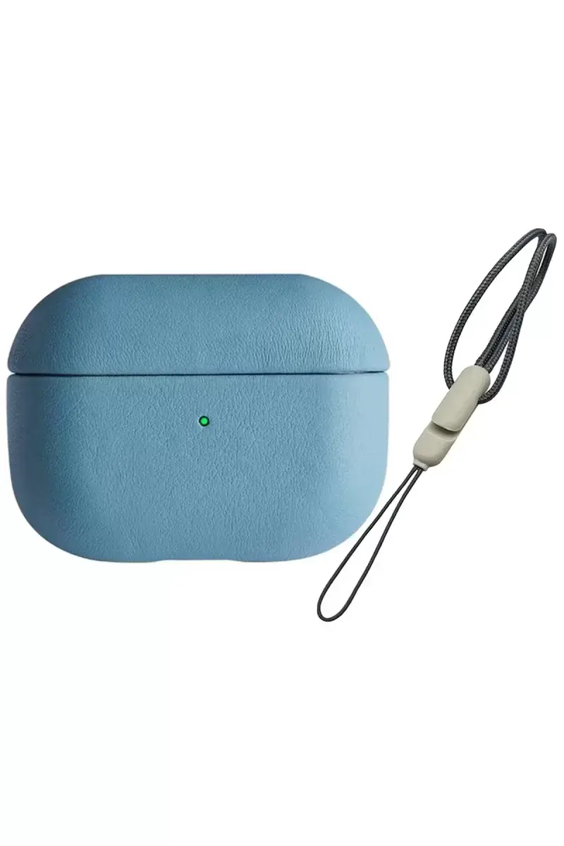 Newface Airpods Pro 2 (2.nesil) 405 Deri Kılıf - Sierra Blue