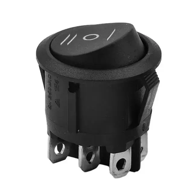 Ic-134-6 Yuvarlak On-off-on 6p Switch Anahtar