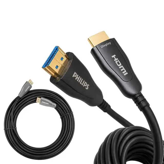 Philips Swr3019w/93 100 Metre 4k 60hz Aoc Fiber Optik Hdmı Kablo Çinko Alaşım Gövde