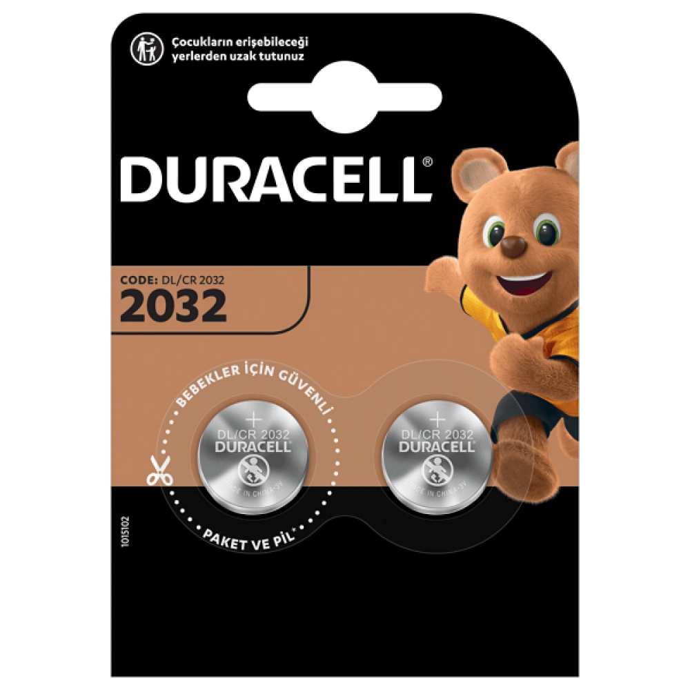 Duracell Cr2032 Lityum Pil 2'li Paket