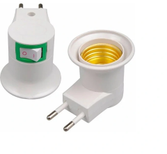 Duylu Fiş E27 Duylu Ampul Takılan Fiş Priz Anahtarlı Duy Priz