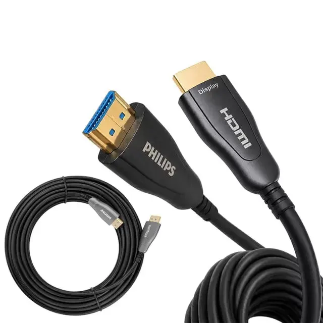 Philips Swr3019w/93 70 Metre 4k 60hz Aoc Fiber Optik Hdmı Kablo Çinko Alaşım Gövde
