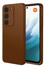 Newface Xiaomi Redmi 15 4g First Silikon - Kahverengi