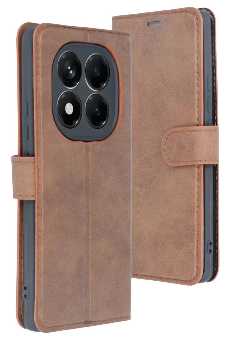 Newface Xiaomi Redmi Note 15 Pro 5g Trend S Plus Kapaklı Kılıf - Taba