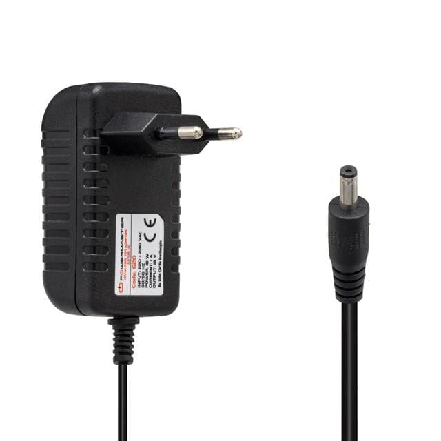 Powermaster Pm-620 18 Volt - 1 Amper 3.5*1.35 Mm Uçlu Plastik Kasa Priz Tipi Adaptör
