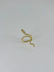 14 K Gold Kaplama Zirkon Taşlı Yüzük
