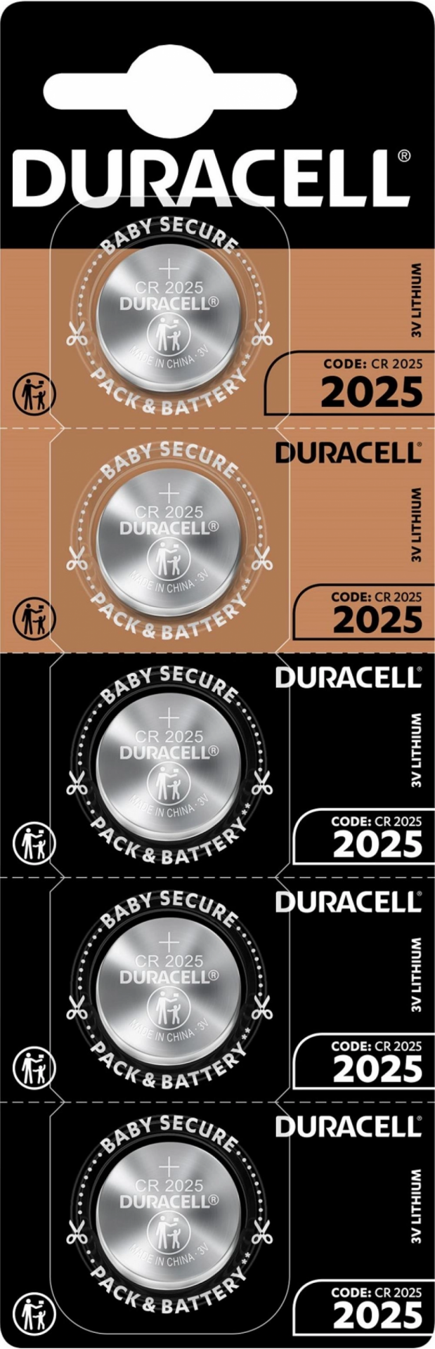 Duracell Cr2025 3v Lityum Pil 5'li Paket