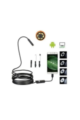 Endoskop Yılan Video Kamera Led’li 10 Metre 7 Mm Sert Kablo