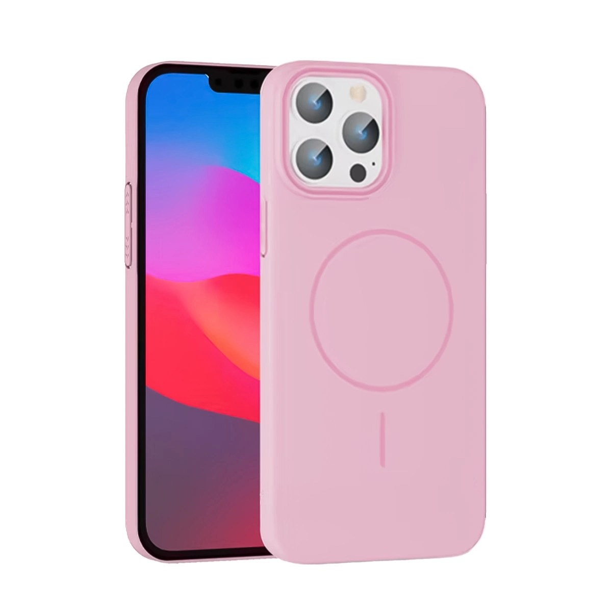 Joko  İphone 15 Pro Max Broş Magsafe Kapak - Pembe