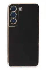 Newface Samsung Galaxy S21 Kılıf Volet Silikon - Siyah