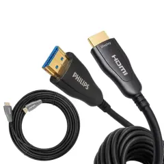 Philips Swr3019w/93 50 Metre 4k 60hz Aoc Fiber Optik Hdmı Kablo Çinko Alaşım Gövde