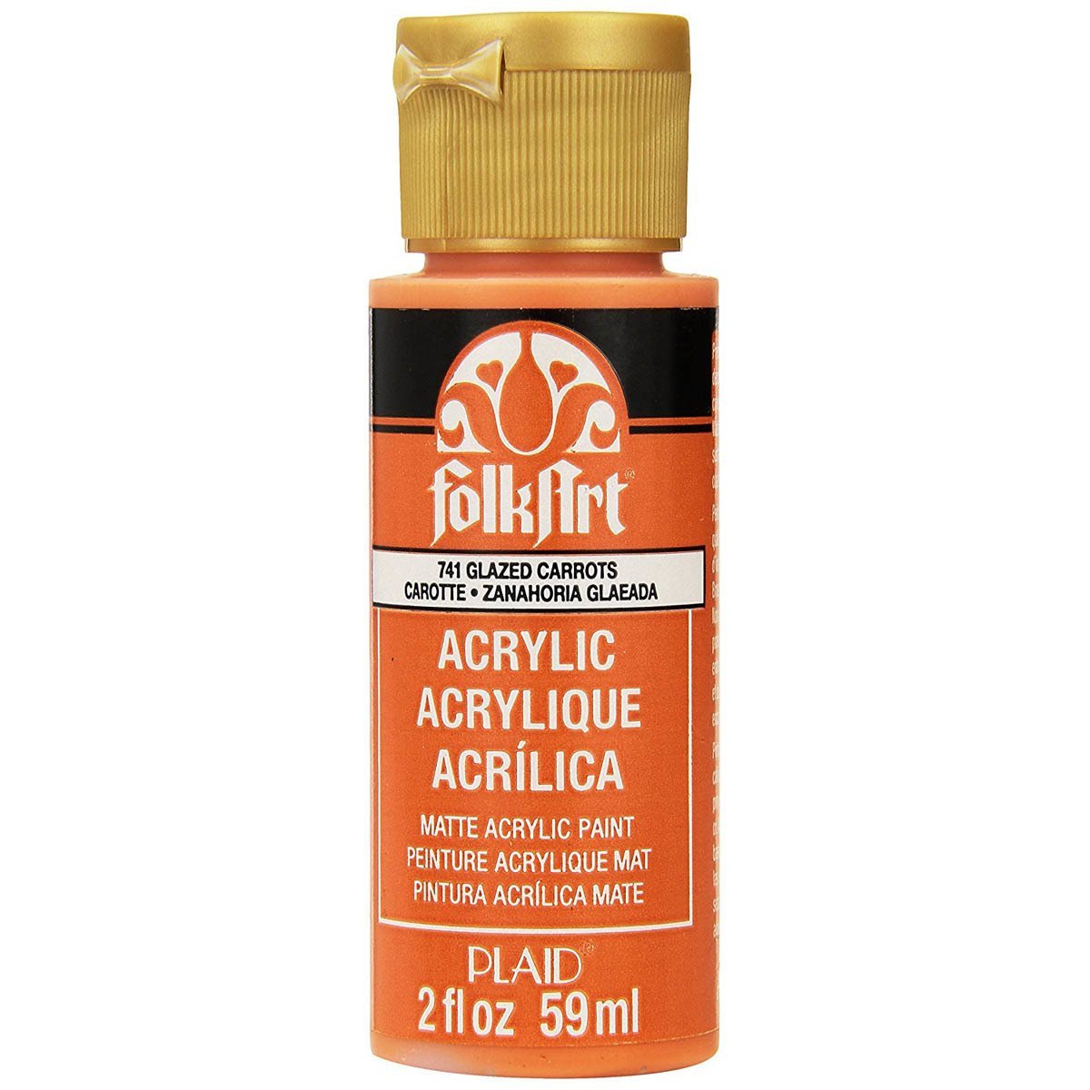 Folkart Akrilik Boya 59 ml - 741 Glazed Carrots