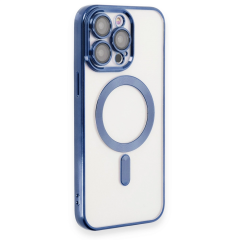 İphone 15 Pro Max Kılıf Kross Magneticsafe Kapak - Lacivert