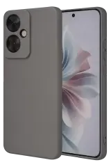 Newface Oppo Reno 11f Kılıf First Silikon - Gri