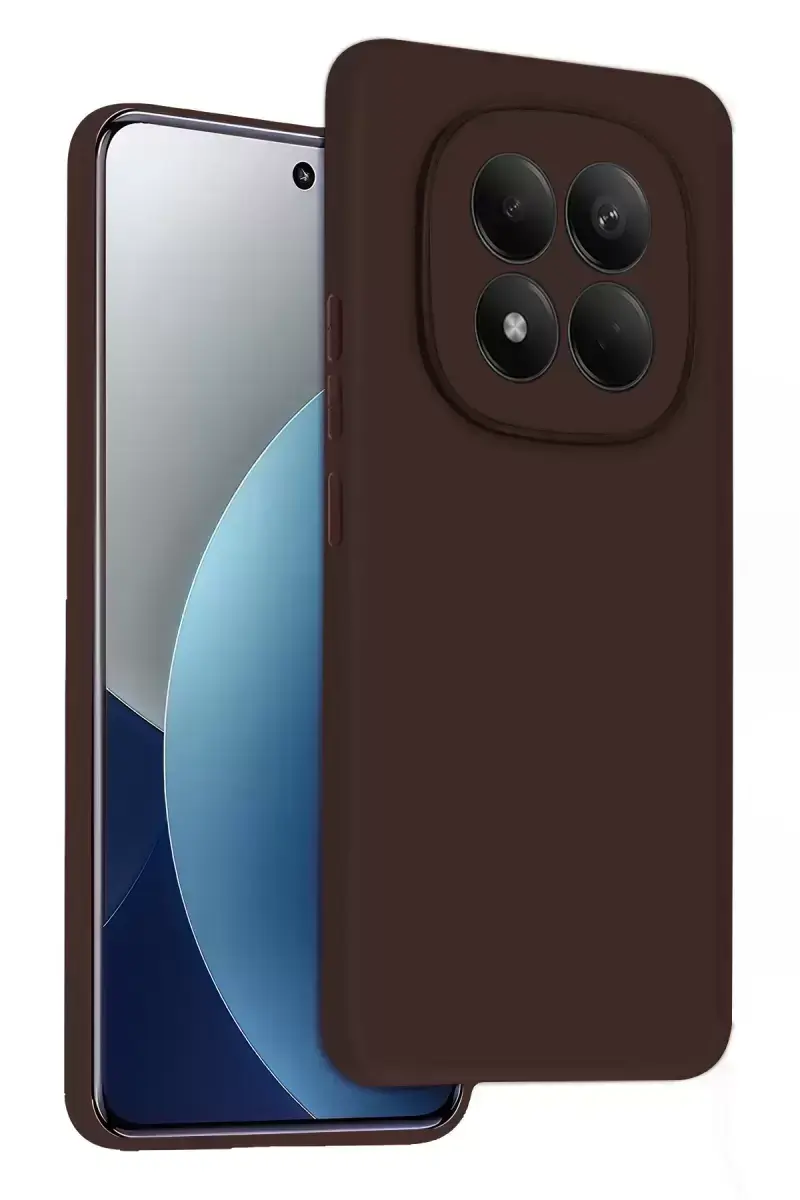 Newface Xiaomi Redmi Note 15 4g First Silikon - Kahverengi