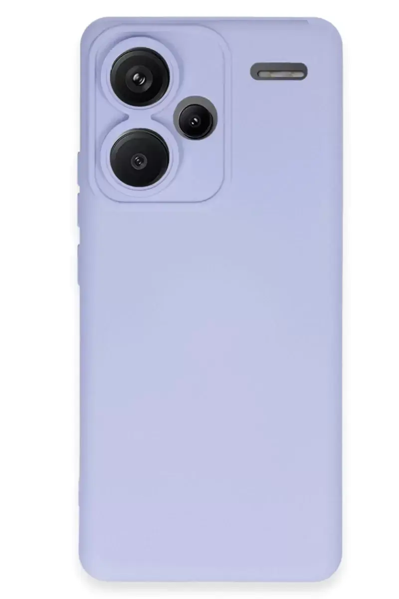 Newface Xiaomi Redmi Note 13 Pro Plus Kılıf Nano İçi Kadife Silikon - Lila