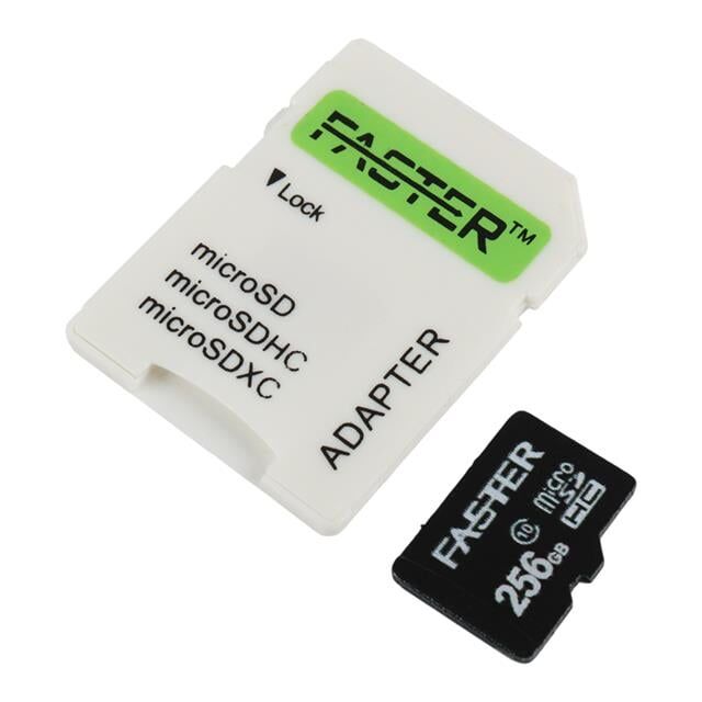 Faster 256 Gb Uhs-ı U1 Sınıf 10 Micro Sdhc Hafıza Kartı
