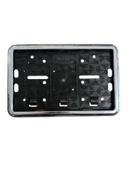 Çerçeveli Motorsiklet Plakalık Plaka Altlığı Krom Nikelajlı 26x17cm 1 Adet