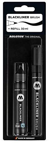 Blackliner Brush Marker + Refill 30ml