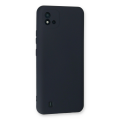 Realme C11 2021 Kılıf Nano İçi Kadife Silikon - Lacivert