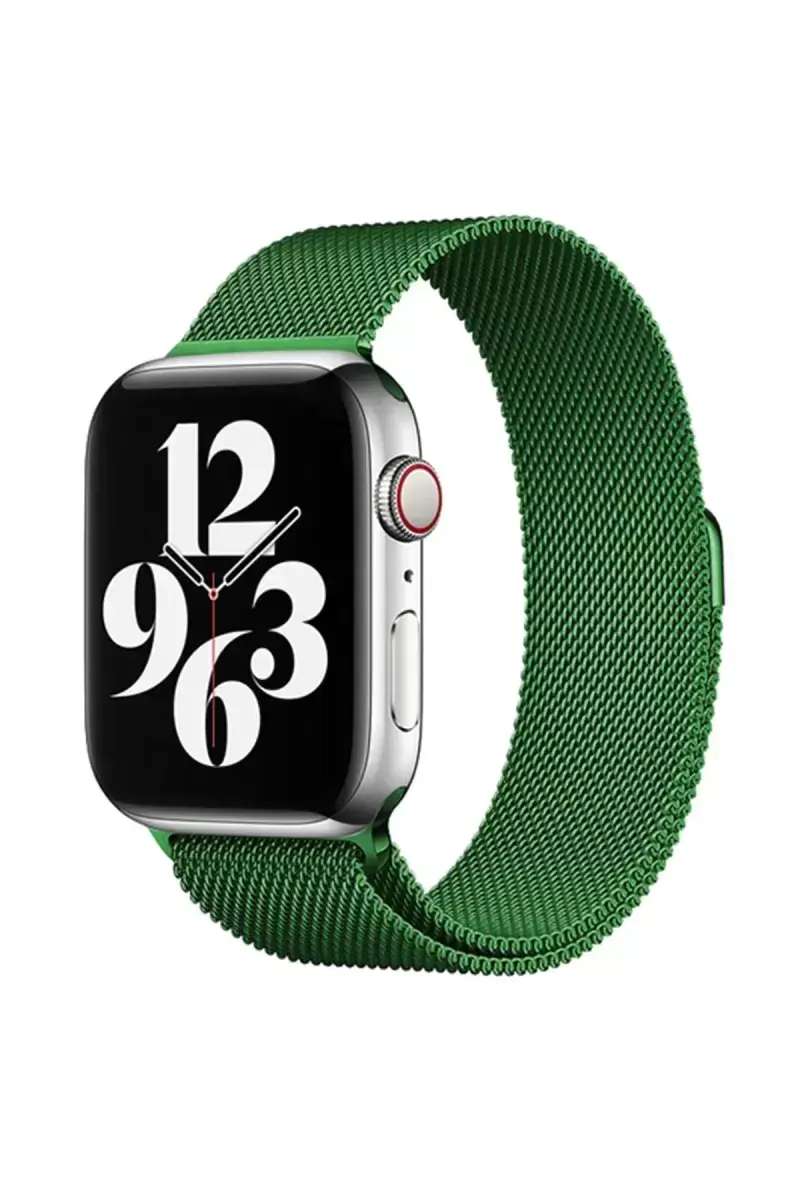 Newface Apple Watch 38mm Metal Mıknatıslı Kordon - Yeşil
