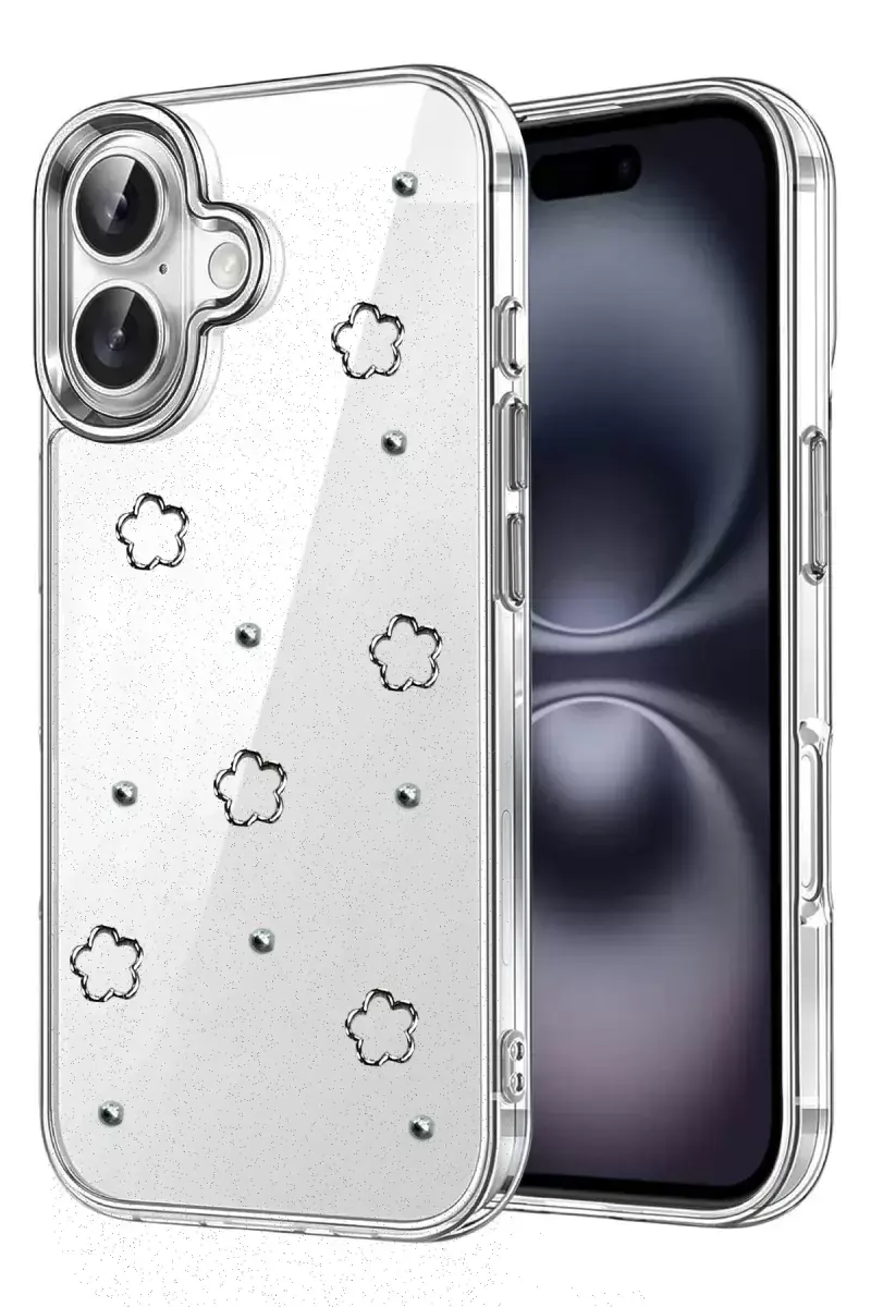 Newface Apple İphone 16 Plus Fiyonk Desenli Kapak - Desen 2