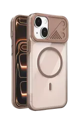 Joko Apple İphone 15 Zinko Magsafe Kapak - Çöl Titanyum