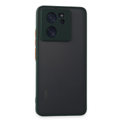 Xiaomi Mi 13t Pro Kılıf Montreal Silikon Kapak - Yeşil