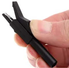 Ic-243b 4mm Banan Jak Girişli Krokodil Catıı (2li Takım Siyah-kırmızı)