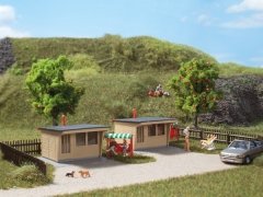 Maket Tatil Bungalovu - 2'li - 1/100 - 12339