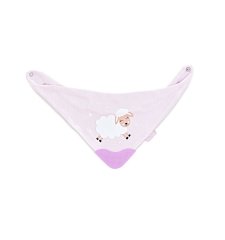 Babyjem Diş Kaşıyıcılı Penye Fular Önlük / Pembe