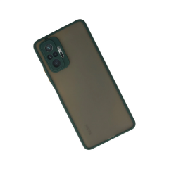 Xiaomi Redmi Note 10 Pro Kılıf Montreal Silikon Kapak - Yeşil