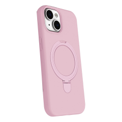 İphone 15 Plus Regal Magsafe Standlı Kapak - Açık Pembe