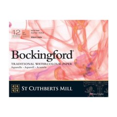 Bockingford Hot Press Suluboya Blok 26x36cm 300gr 12 Yaprak