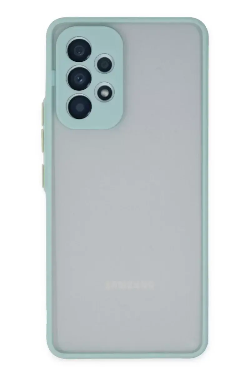 Newface Samsung Galaxy A13 4g Kılıf Montreal Silikon Kapak - Turkuaz