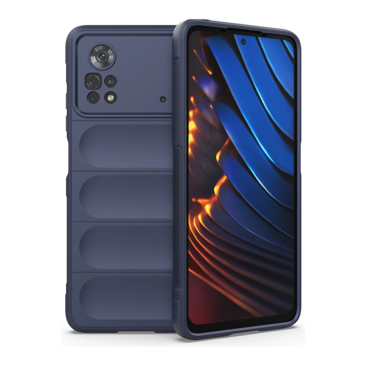 Xiaomi Poco X4 Pro 5g Kılıf Optimum Silikon - Lacivert