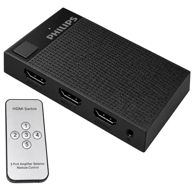 Philips Swv9023d/93 5-giriş 1-çıkış 4k Hdmı Switch (seçici)