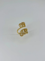 14 K Gold Kaplama Zirkon Taşlı Yüzük