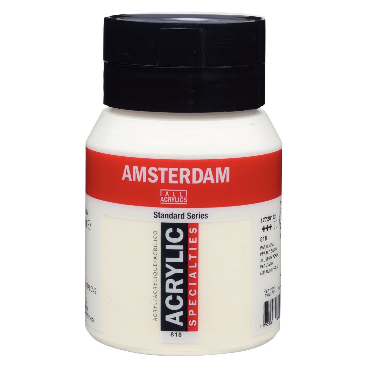 Akrilik Boya 500ml. N:818 Pearl Yellow