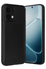 Newface Oppo A6 Pro 4g Auto Focus Karbon Kapak - Siyah