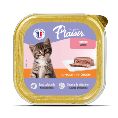 Plaisir Kitten Tavuk Etli Pate Yavru Kedi Yaş Maması 100 Gr