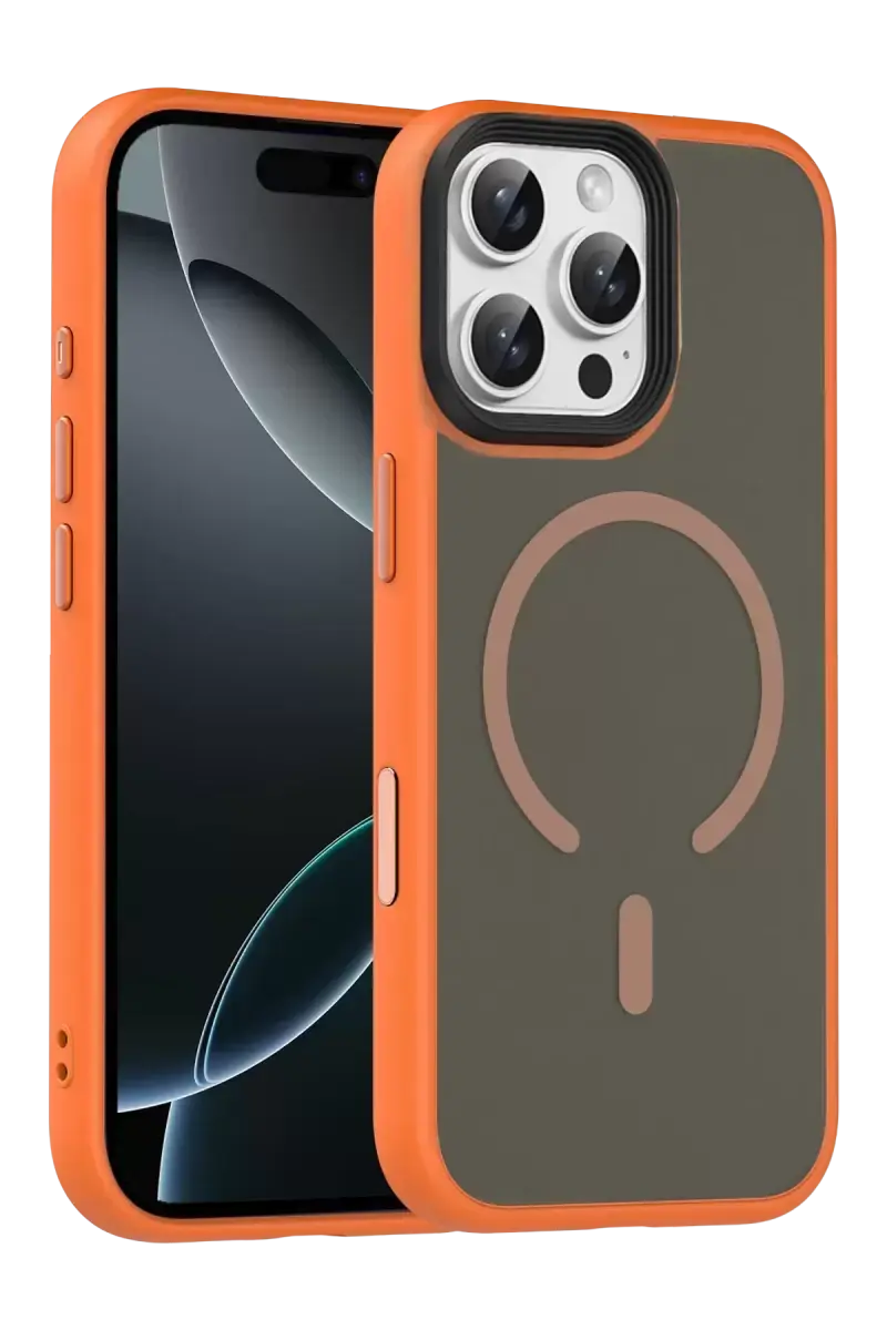 Joko Apple İphone 16 Pro Max Megane Magsafe Kapak - Turuncu