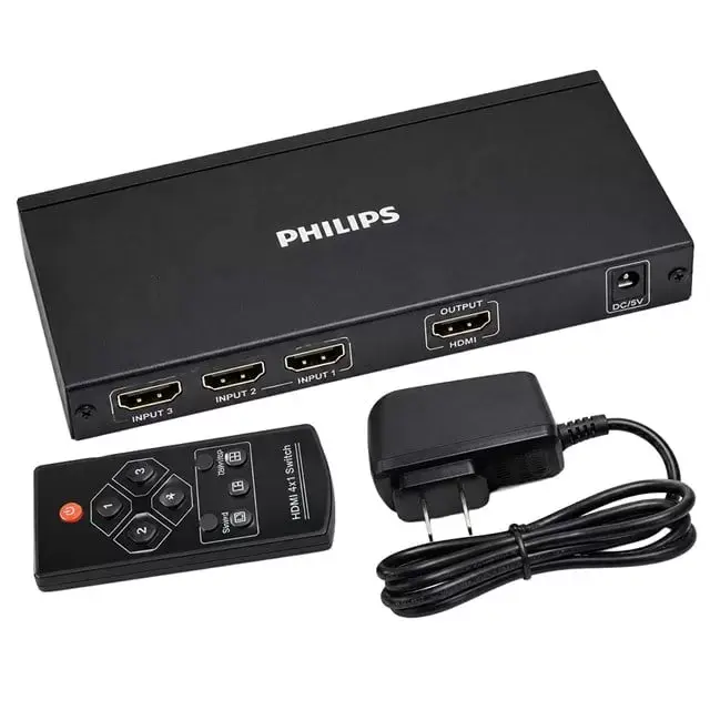 Philips Swr9101w/93 Hdmı Quad Multi-viewer 4-giriş 1-çıkış Ekran Bölücü Ve Seçici Switch