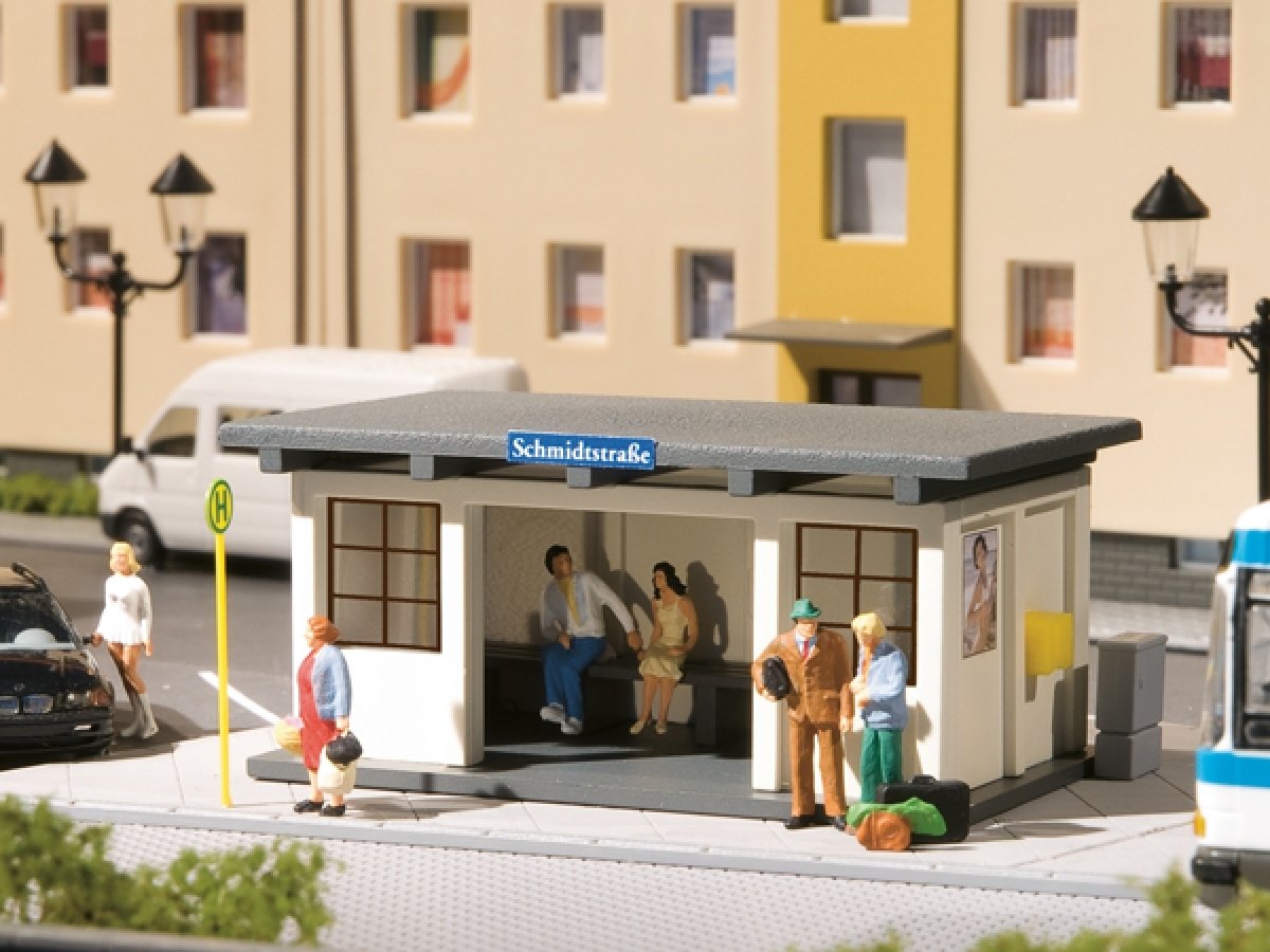 Maket İkili Otobüs Durağı - 1/87 - 11419