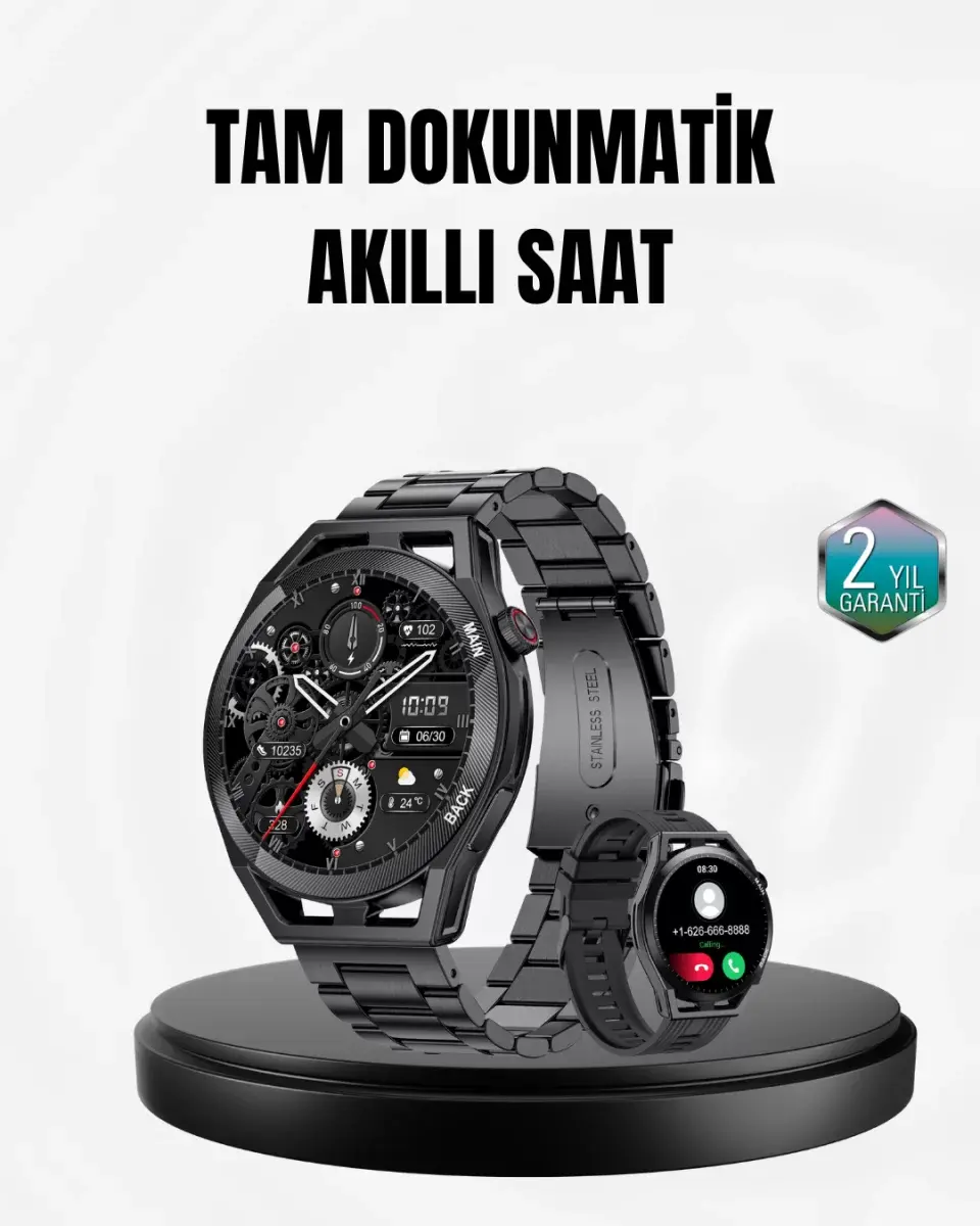 Spor Ve Sağlık Takip Özellikli Akıllı Saat – Kalp Atış, Uyku Ve Adım Ölçer Fonksiyonlu