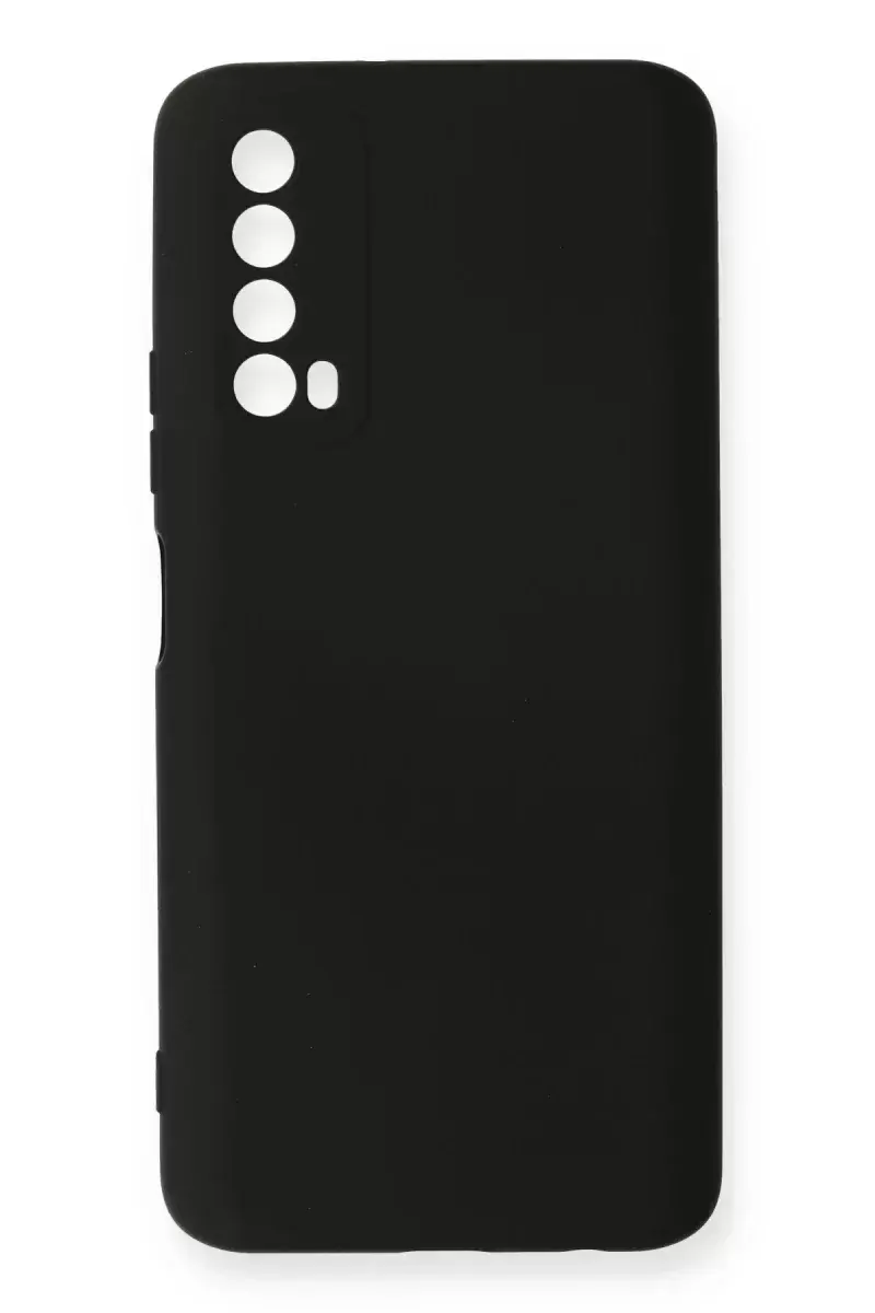 Newface Huawei P Smart 2021 Kılıf Nano İçi Kadife Silikon - Siyah