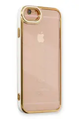Newface İphone 6 Kılıf Liva Lens Silikon - Beyaz