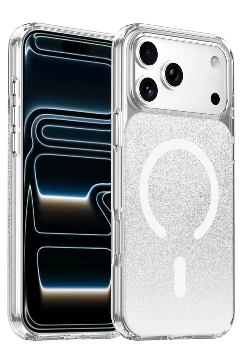 Onegif Apple İphone 17 Pro Max Sora Simli Magsafe Kapak - Beyaz