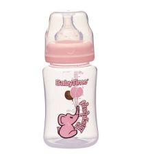 BabyTime BT075 Geniş Ağız Pp Biberon 250Cc - Pembe